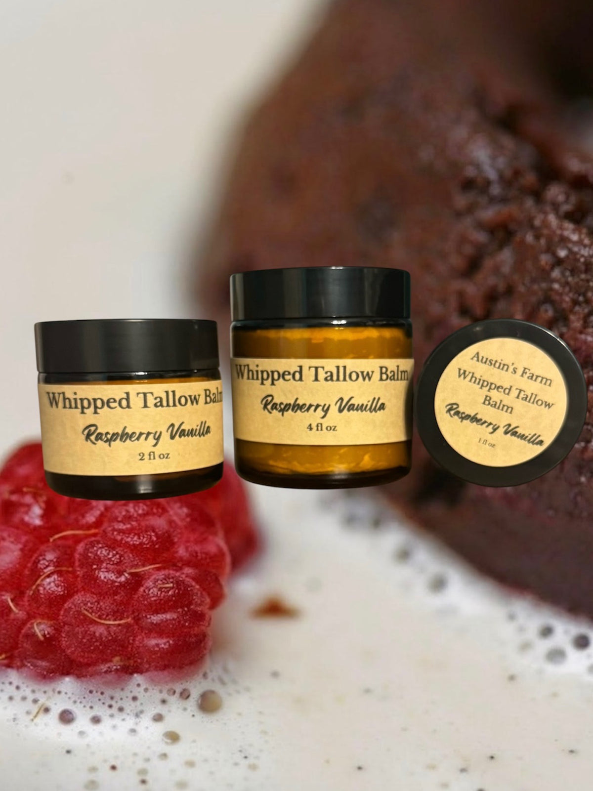 Raspberry Vanilla Whipped Tallow Balm
