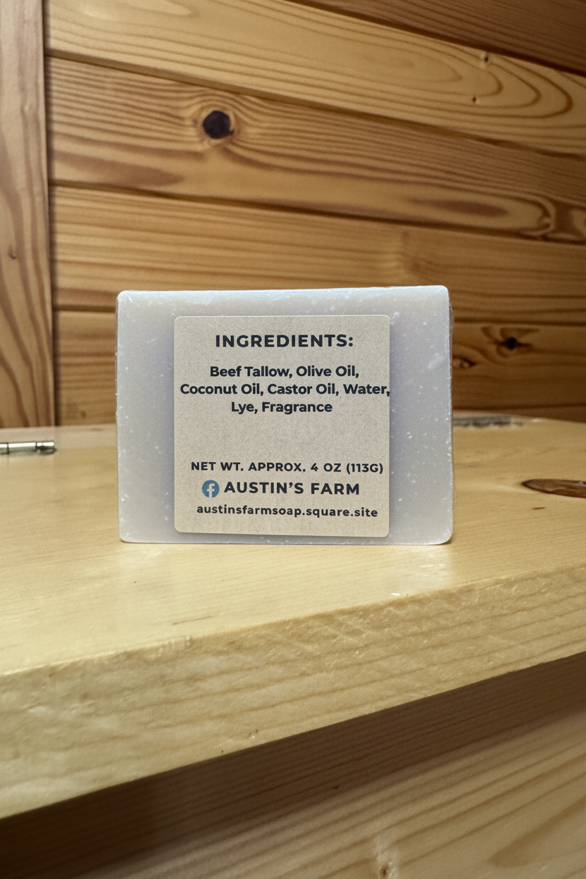 Champagne Toast Tallow Soap - Brighter Version